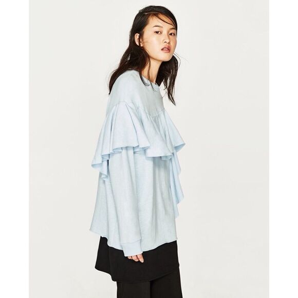 ✨ FRILLED SWEATSHIRT✨  - Picture 3 of 6